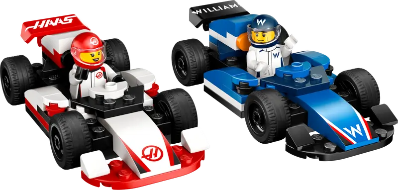 F1® Williams Racing und Haas F1® Rennautos