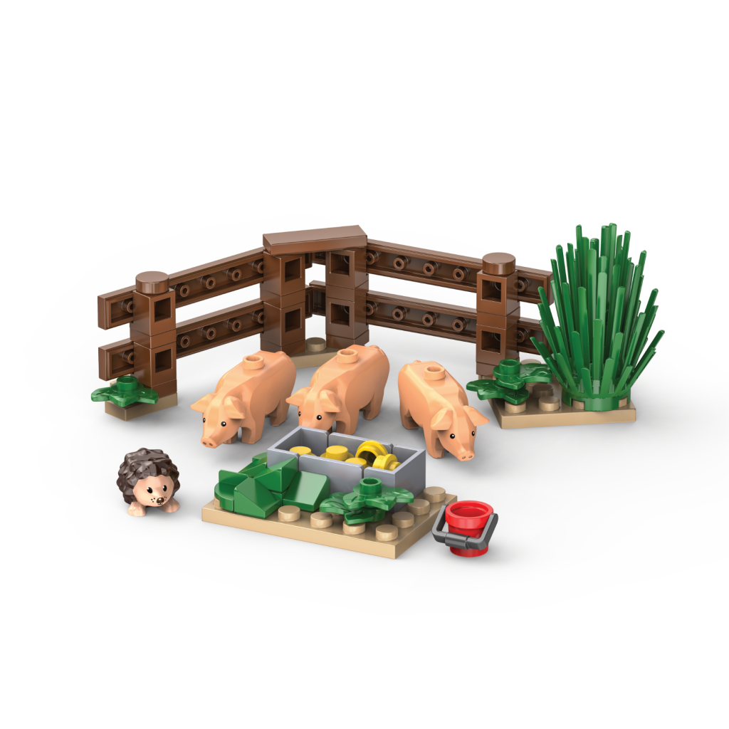 Kiddicraft® KC1103 Schweine im Freiland