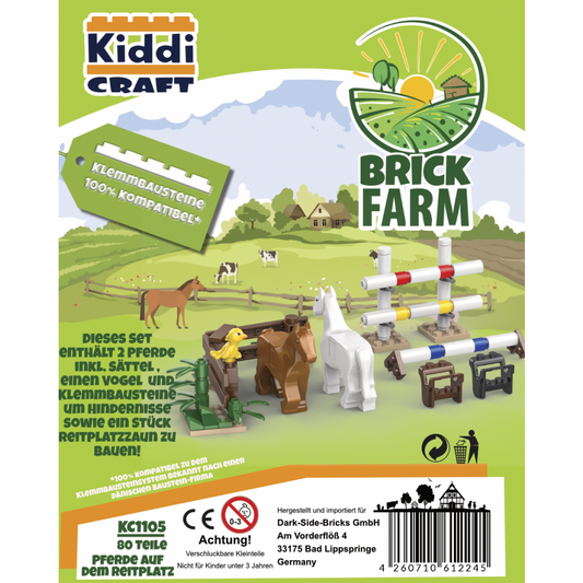 Kiddicraft® KC1105 Pferde auf dem Reitplatz