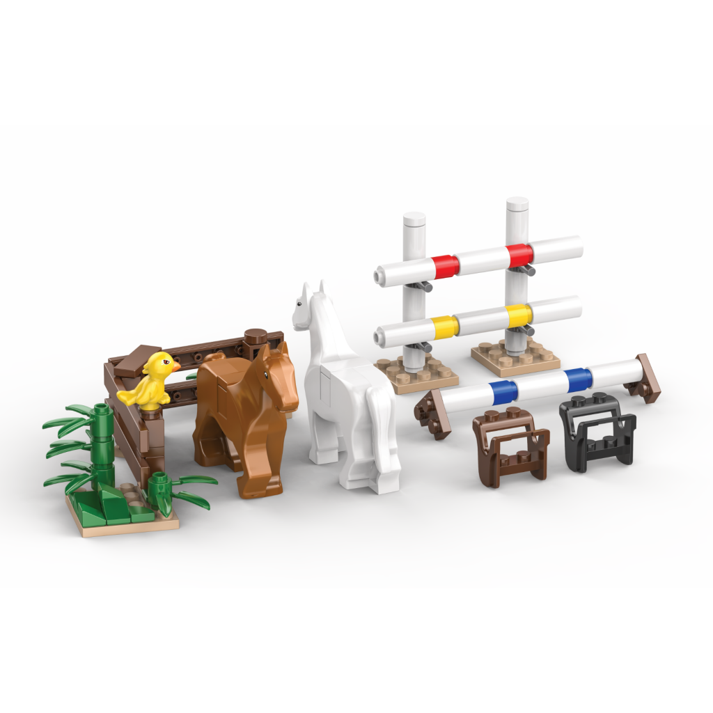 Kiddicraft® KC1105 Pferde auf dem Reitplatz