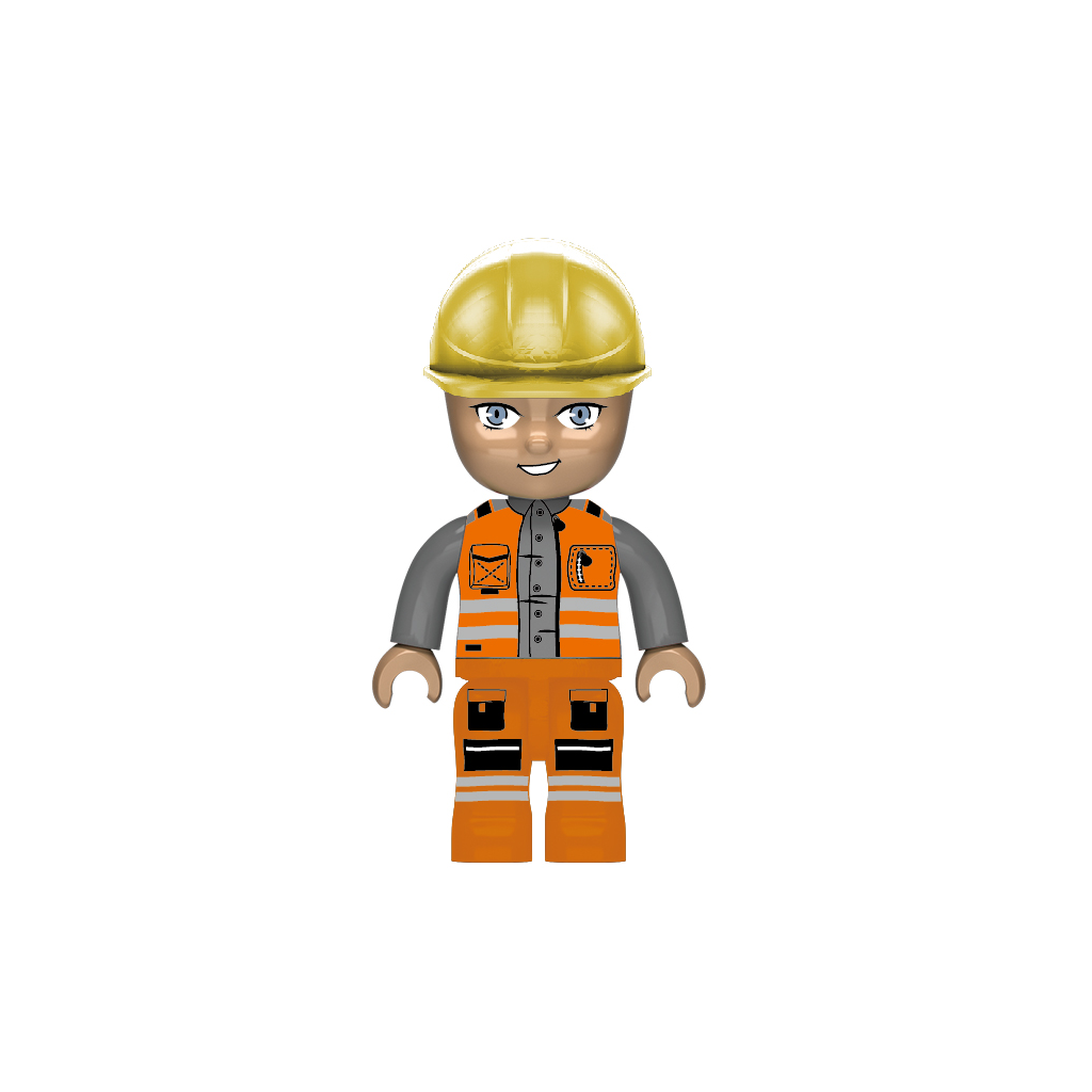 Kiddicraft® KC1401 KIDDIZ Figuren-Pack Bautruppe