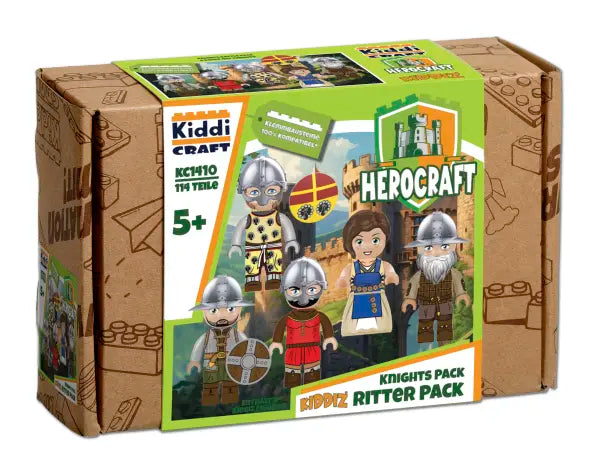 Kiddicraf®t KC1410 KIDDIZ Figuren-Pack: Ritter
