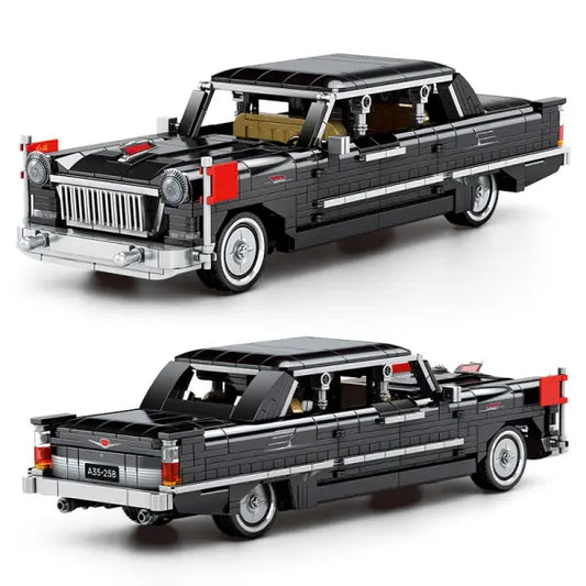 Sembo® 705920 Bejing Auto Museum schwarzer Hongqi L5 mit Pull Back Funktion