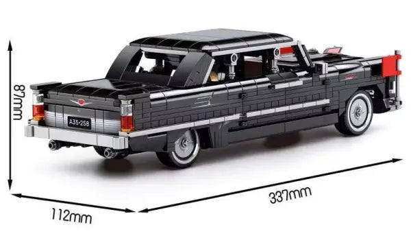 Sembo® 705920 Bejing Auto Museum schwarzer Hongqi L5 mit Pull Back Funktion