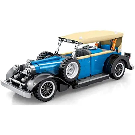 Sembo® 8400 Blauer Oldtimer mit Pull Back-Funktion