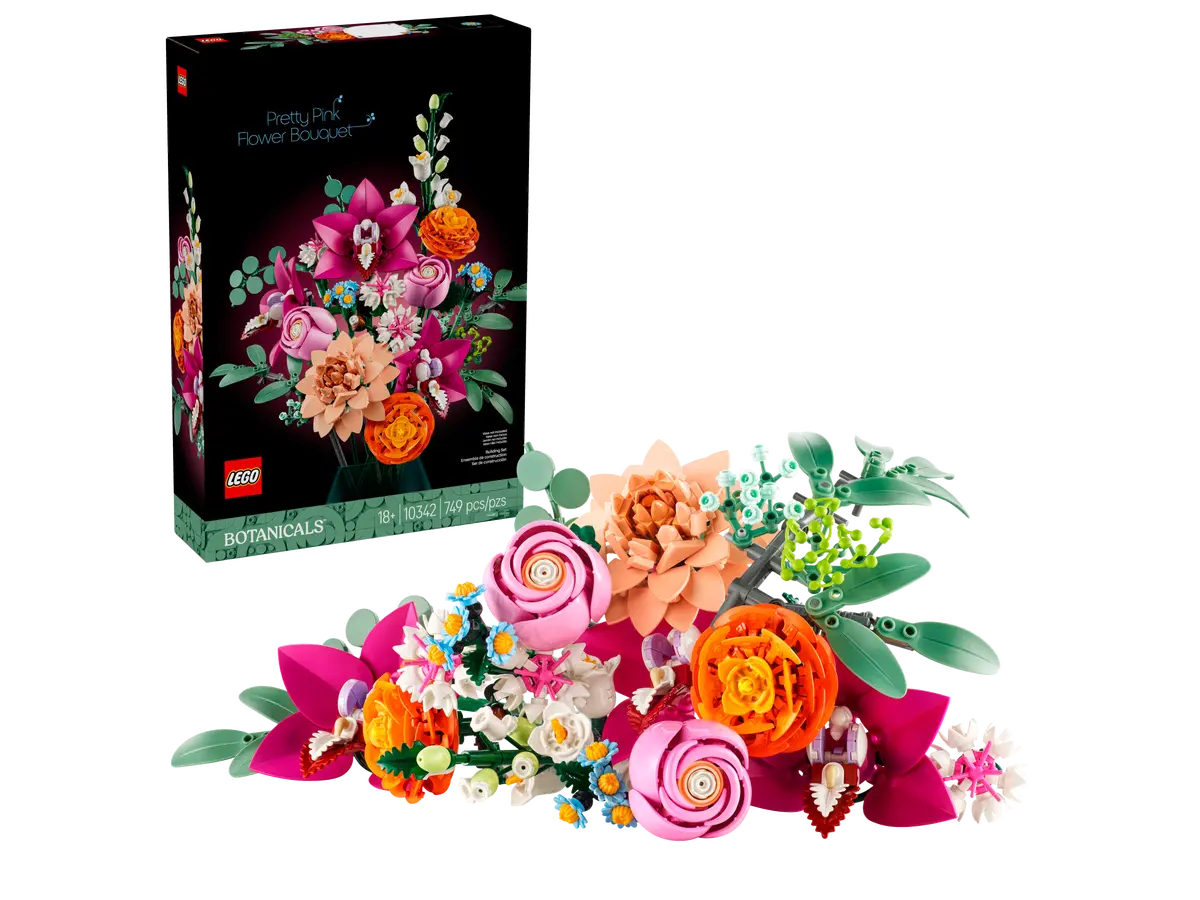 Schöner Rosafarbener Blumenstrauß