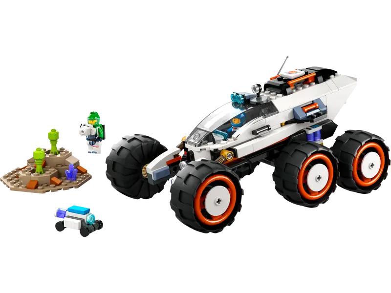 Weltraum-Rover mit Außerirdischen