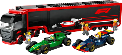 F1® Transporter mit RB20 & AMR24 F1® Rennautos