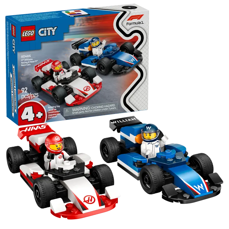 F1® Williams Racing und Haas F1® Rennautos