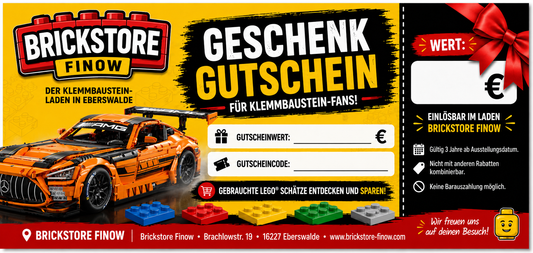 Brickstore Finow Geschenkgutschein