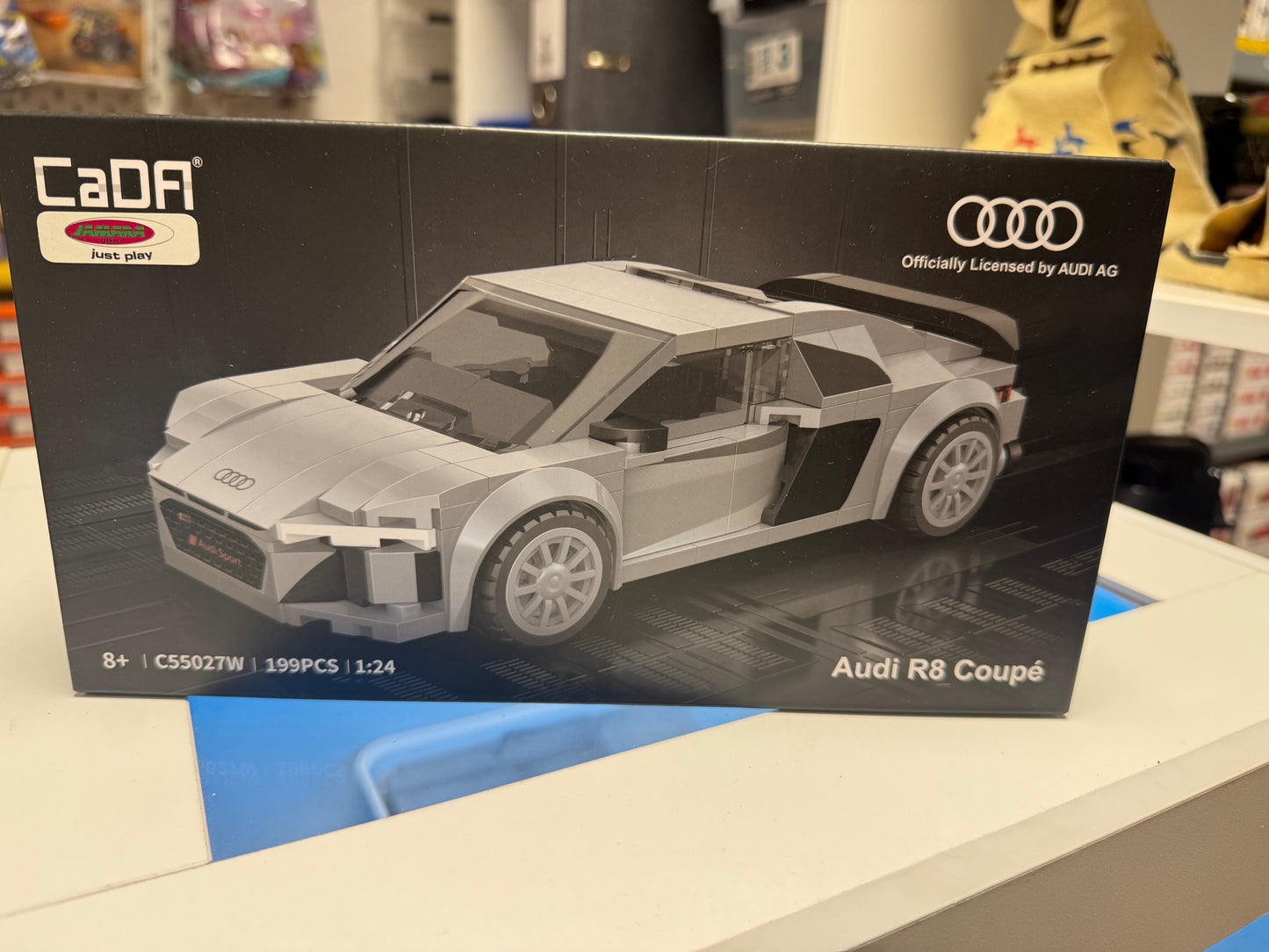1:24 CaDa Jamara Audi R8 Coupé Grau