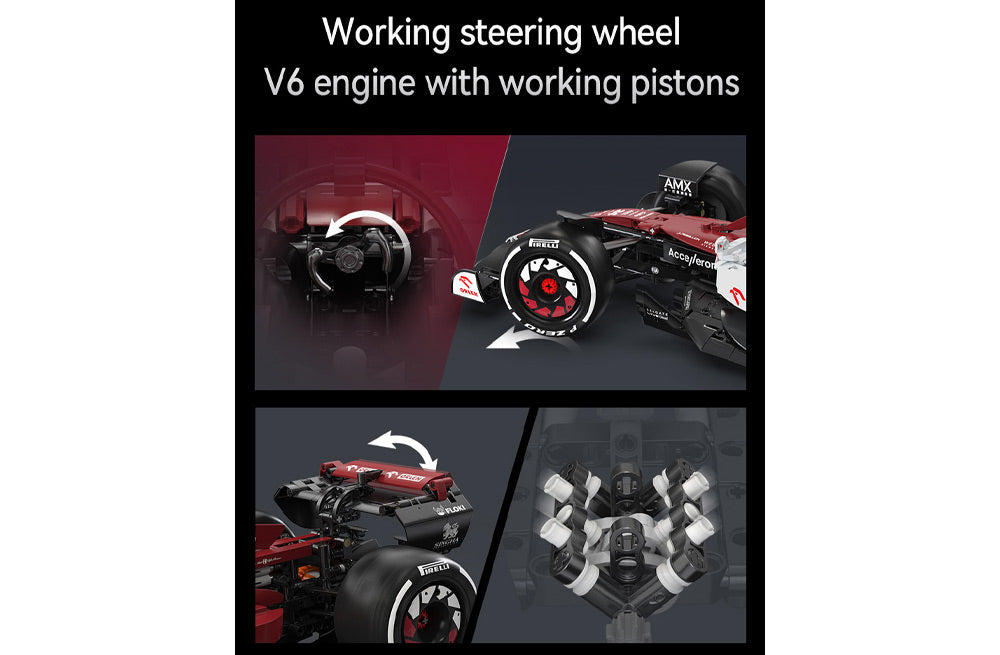 CaDA® Alfa Romeo Racing (1868 Teile)