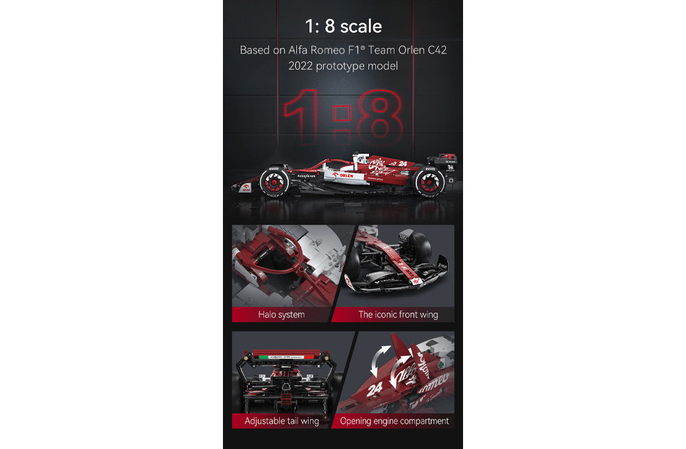 CaDA® Alfa Romeo Racing (1868 Teile)