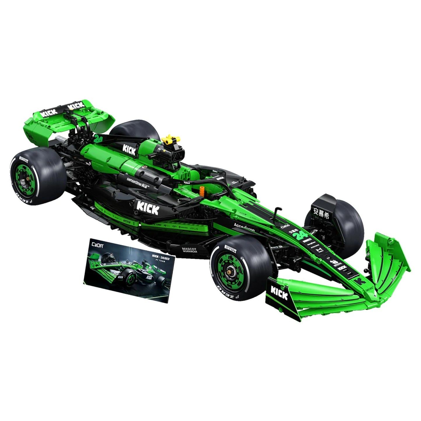CaDA® KlCK Sauber F1 Team C44 2024 1/8 (2553 Teile)