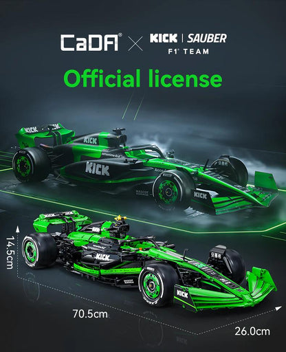 CaDA® KlCK Sauber F1 Team C44 2024 1/8 (2553 Teile)