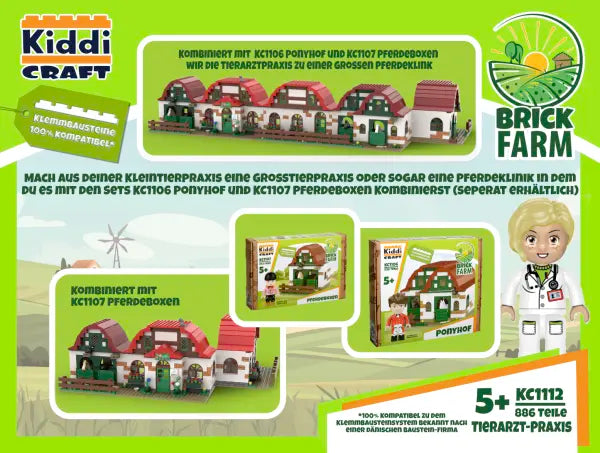 Kiddicraft® KC1108 Bauernhof Stall