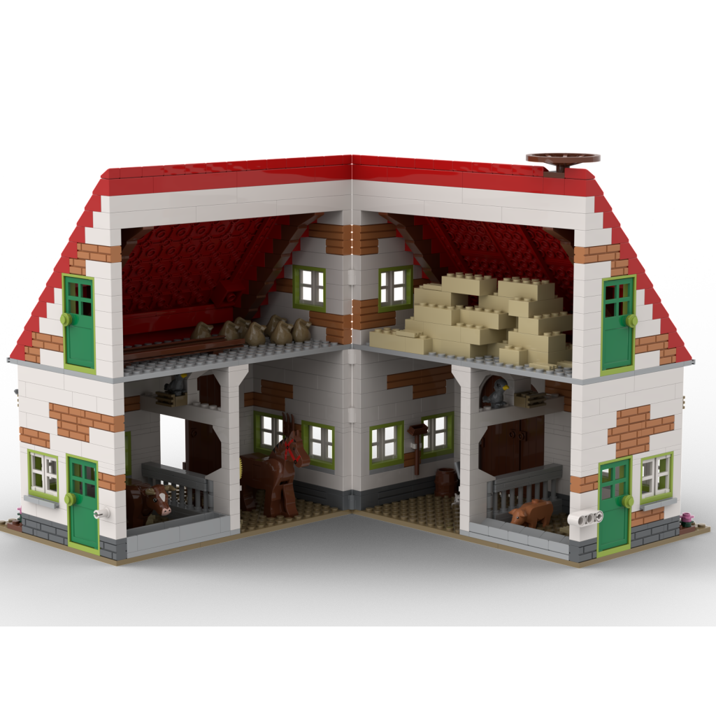 Kiddicraft® KC1107 Ponyhof-Erweiterung - Außenboxen