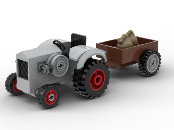 Kiddicraft® KC1109 Kleiner Trecker mit Anhänger