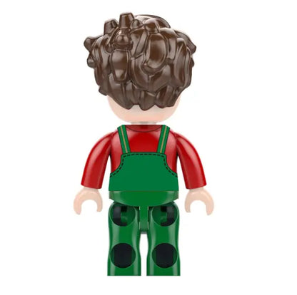 Kiddicraft® KC1113 Roter Trecker mit Walze und Mähbalken