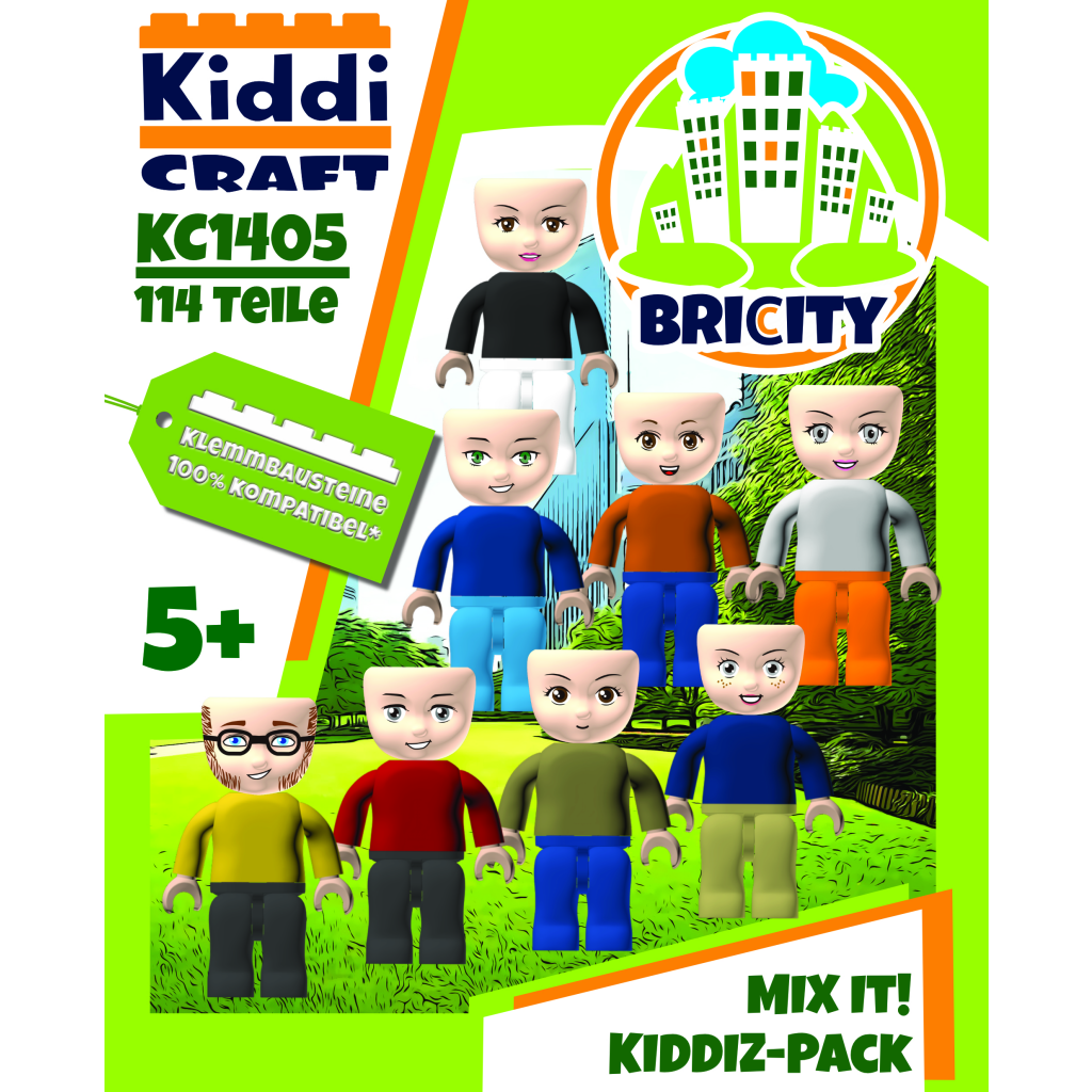 Kiddicraft® KC1405 KIDDIZ Figuren-Pack Mix it!