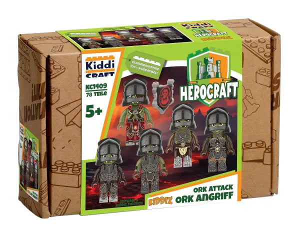 Kiddicraft® KC1409 KIDDIZ Figuren-Pack: Ork Angriff