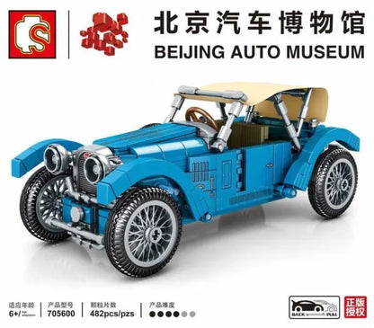 Sembo® 705600 Blaues Oldtimer Cabrio