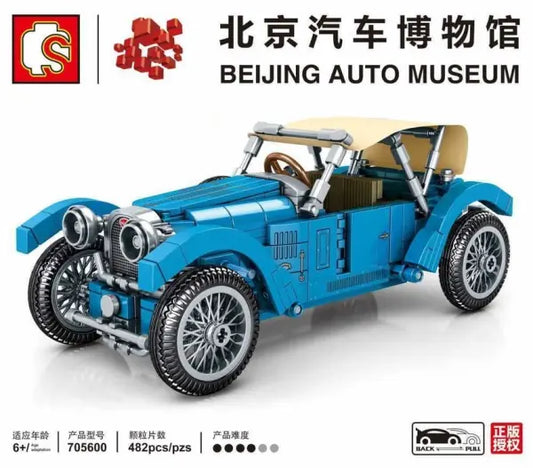 Sembo® 705600 Blaues Oldtimer Cabrio