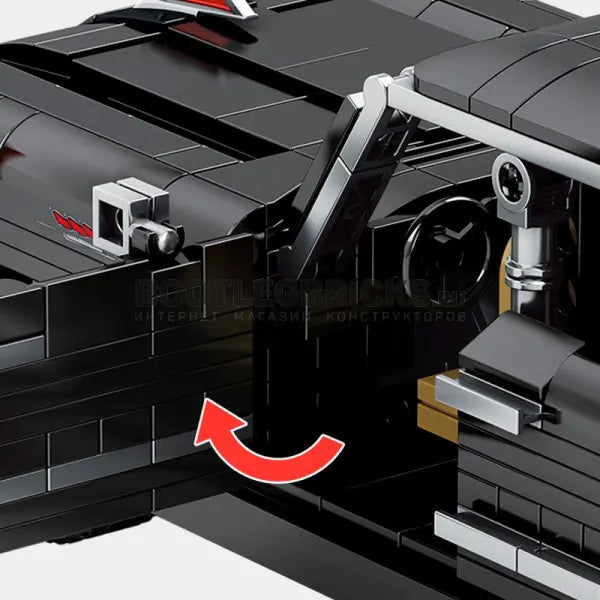 Sembo® 705920 Bejing Auto Museum schwarzer Hongqi L5 mit Pull Back Funktion