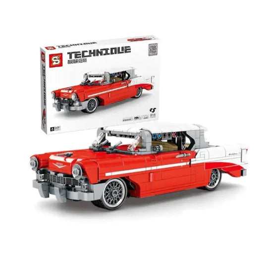 Sembo® 8450 Retro Car roter Oldtimer