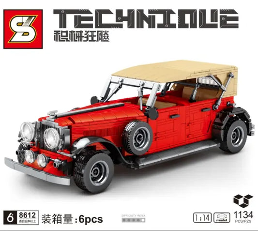 Sembo® 8612 Classic Car roter Oldtimer
